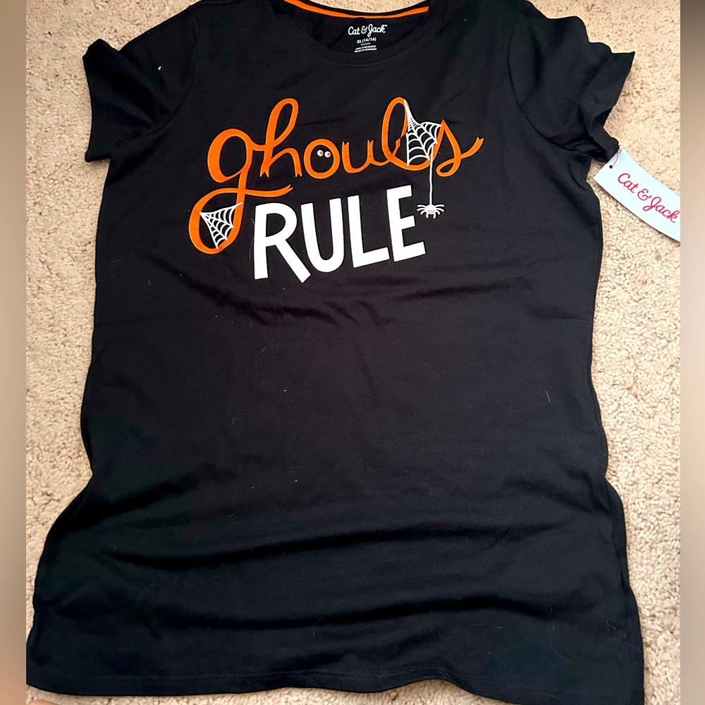 Girls Halloween Shirt Size 14/16